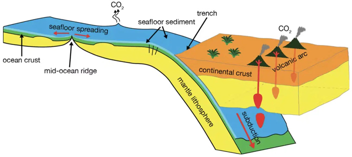 evolution of tectonic carbon conveyor belt 3 703